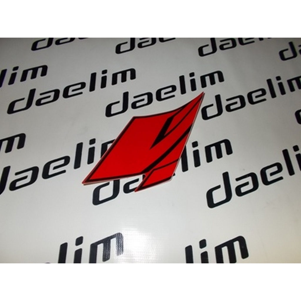 DAELIM VJF250 ROADWIN SIPERLIK SAG UST STIKER VJF (KIRMIZI) #VJF250 B3