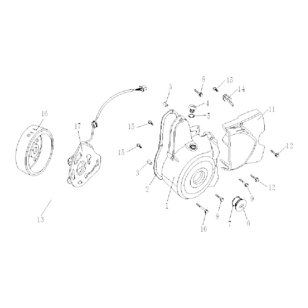 KUBA MOTOR KAPAĞI SOL ( KB100-6 ) #KM 10659
