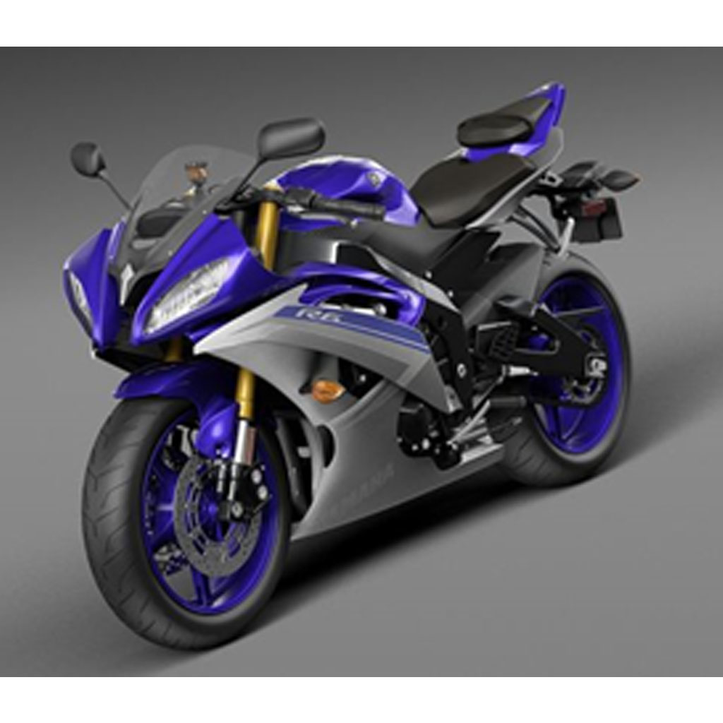 YAMAHA R6 2008-2016 MAVI GUMUS GRENAJ SETI #CLK194
