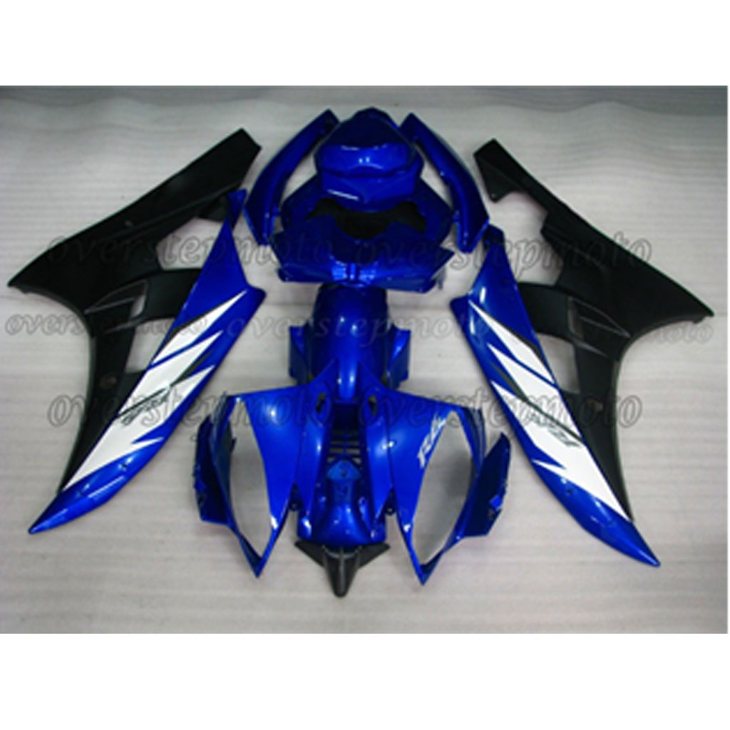YAMAHA R6 2006-2007 MAVI BEYAZ SIYAH GRENAJ SETI #CLK196