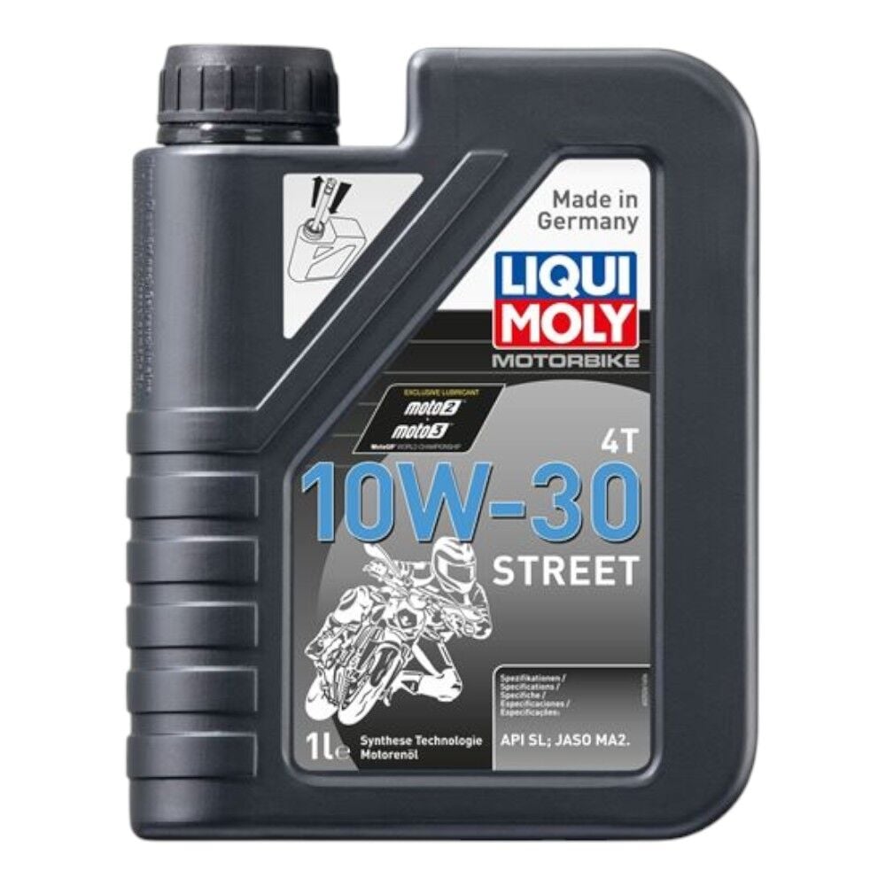 LIQUI MOLY 4T 10W-30 STREET / SENTETİK MOTOSIKLET MOTOR YAGI 1 LT #201.1.2526