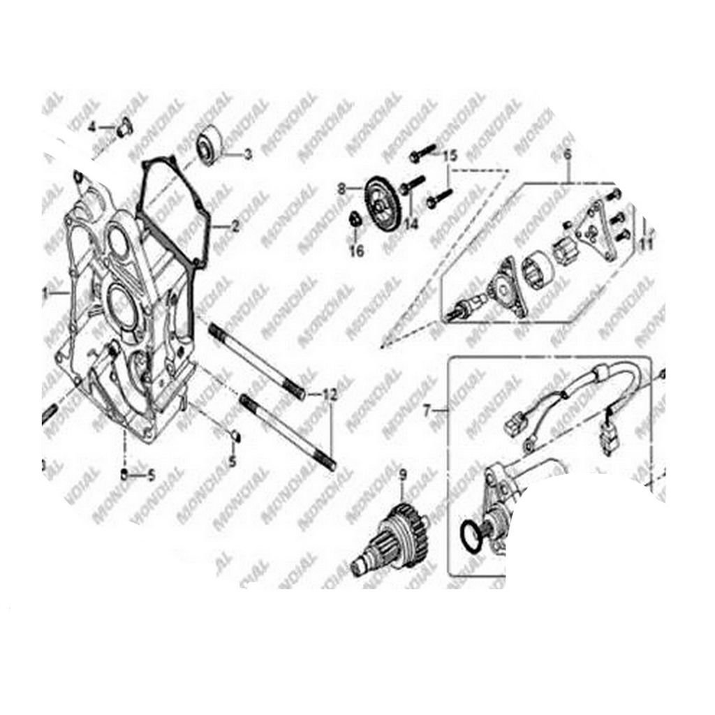MONDIAL 50TT YAG POMPASI KOMPLE #Y4MON0010A0011