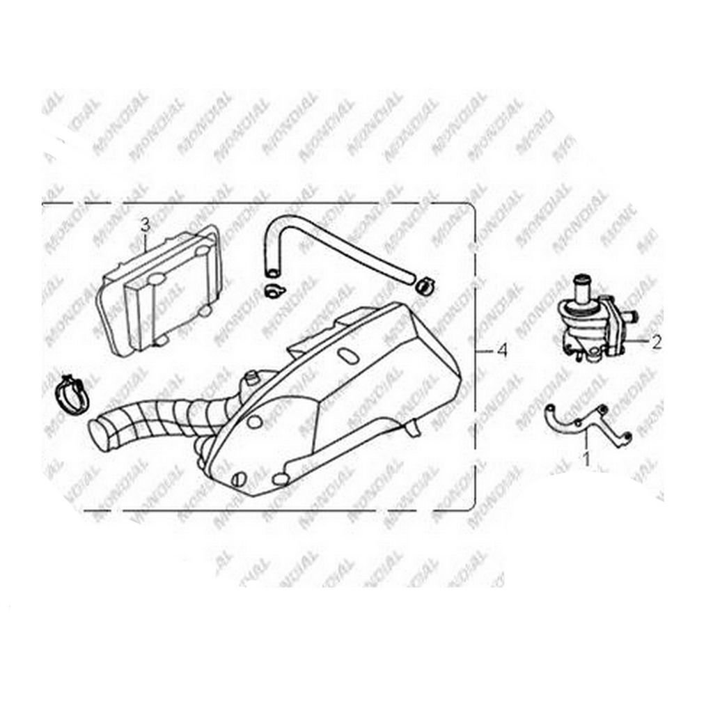 MONDIAL ARDOUR (100CC) KAGIT HAVA FILTRESI #Y4MON0920A0009