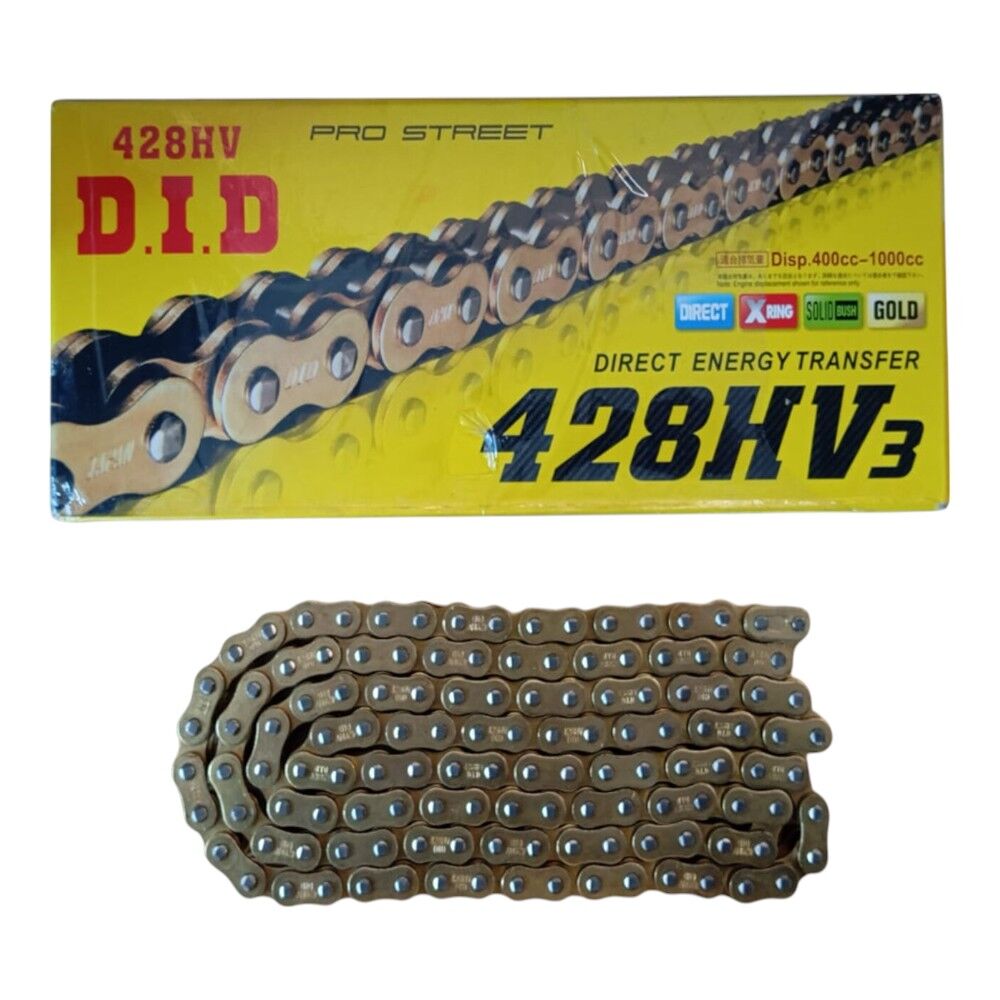 ZİNCİR ORİNGLİ GOLD 428 HO X 128L DID (42005)
