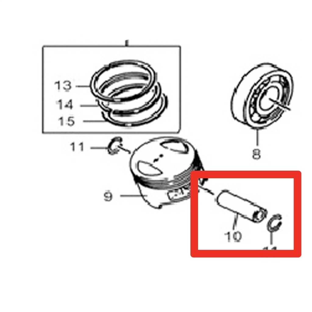 LIFAN LF200-16C PISTON PIMI