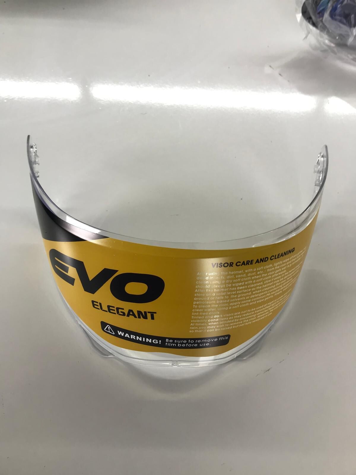 EVO906 ÇENE AÇILIK KASK CAMI ŞEFFAF #KN90613