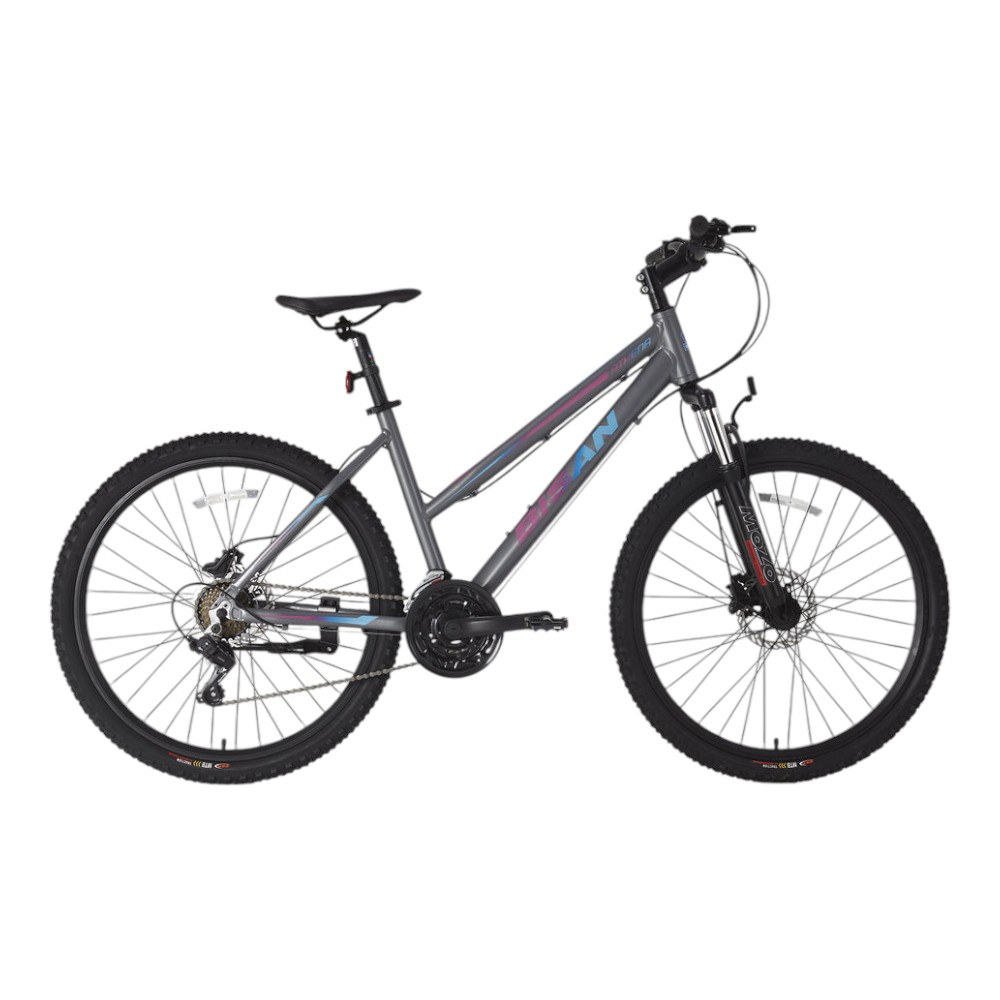 ATHENA HD-24 Ürün Rengi: METALİK GRİ Kadro: 19'' - 48 CM Vites: 3x7 VİTES Tekerlek: 29''