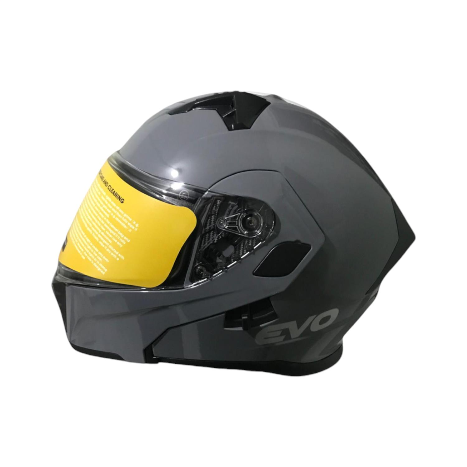 EVO906 ÇENEDEN AÇILIR KASK VİZÖRLÜ NARDO GRİ #KN90601NG [XXL]