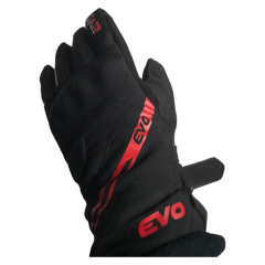 ELDİVEN MOTOR TEXTIL SİYAH KIRMIZI (L) #MA001