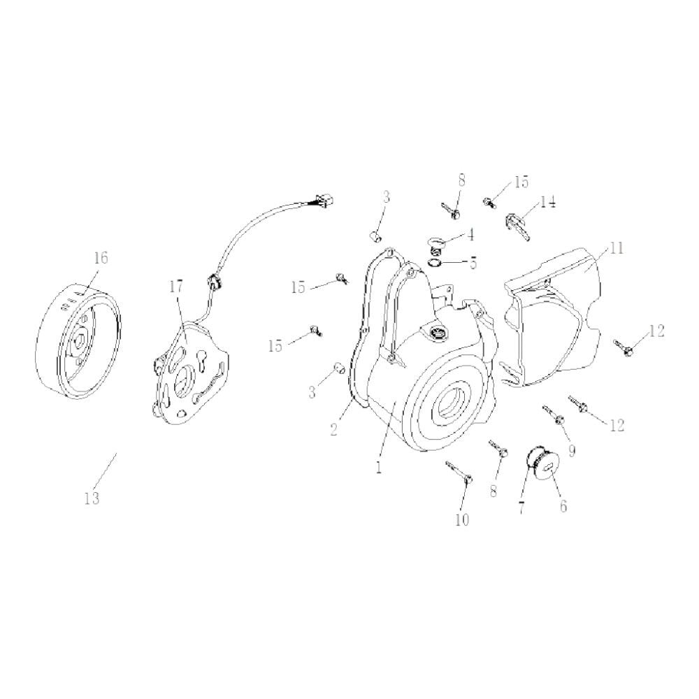 KUBA MOTOR KAPAĞI SOL ( KB100-6 ) #KM 10659