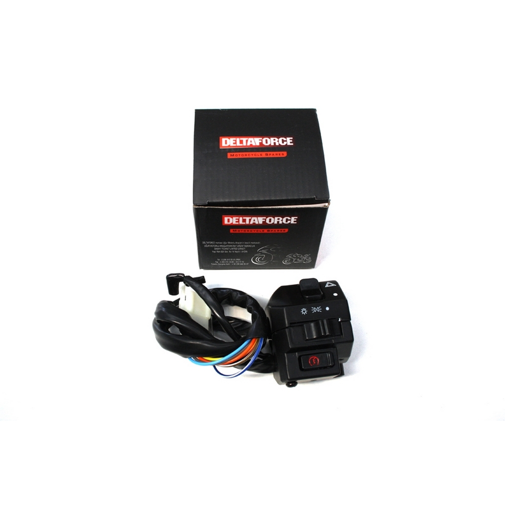 DELTAFORCE 125MH (DRIFT) SAG KUMANDA DUGMELERI KOMPLE #Y4DLT0400A0025