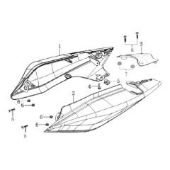 KUBA ARKA YAN PANEL SOL (TİTANİUM 220)