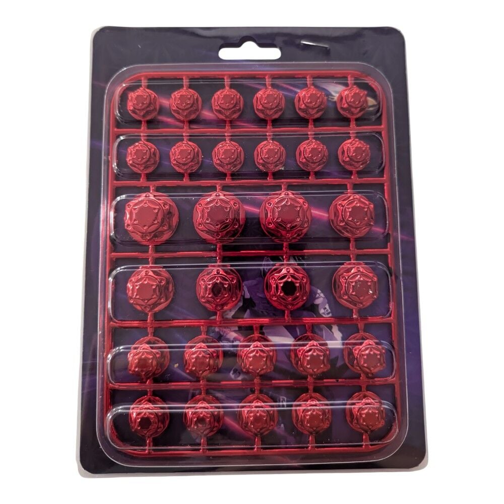 MOTOSİKLET CIVATA KAPAĞI SET [KIRMIZI] #BM