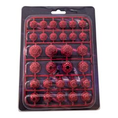 MOTOSİKLET CIVATA KAPAĞI SET [KIRMIZI] #BM