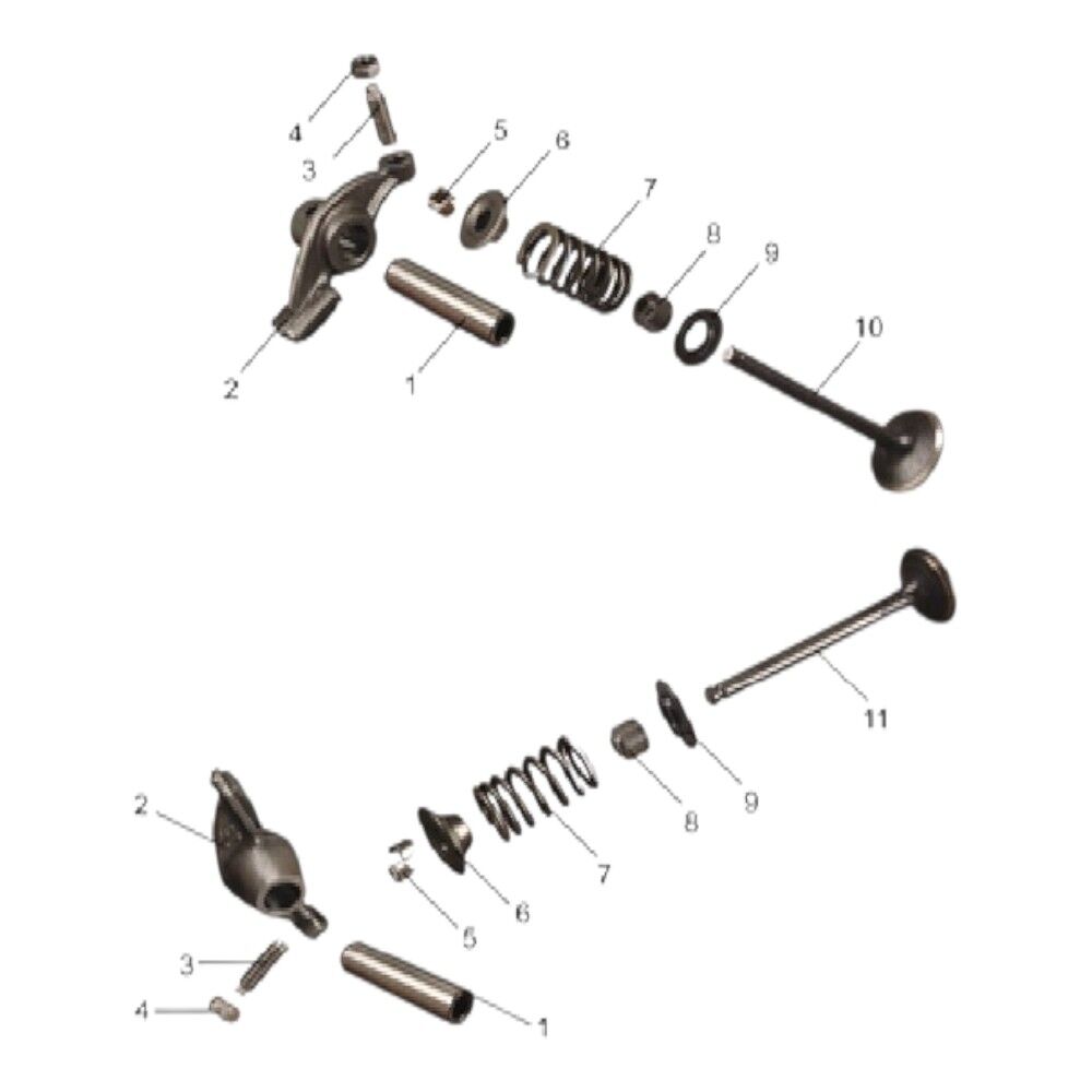 RKS ÜST KAPAK SİBOBU TAKIM (JAGUAR 100) #RK 1116