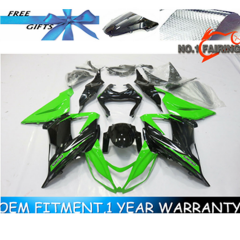 KAWASAKI ZX636 2013 YEŞİL SİYAH GRENAJ SETİ