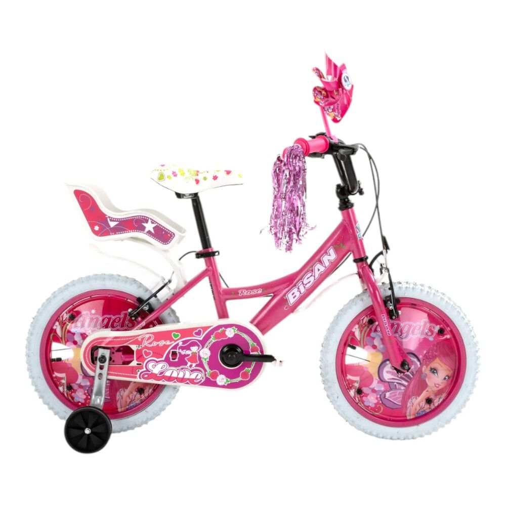 ROSE-23 Ürün Rengi: METALİK PEMBE Kadro: 10''-26 CM Vites: 1x1 VİTES Tekerlek: 16''