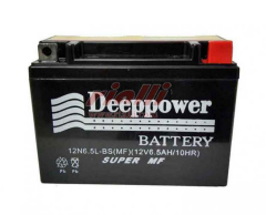 DEEPPOWER 12N6.5L-BS  CG125 CG150  MOTOSİKLET AKÜSÜ