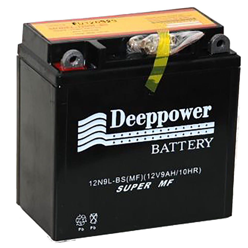 12N9L-BS 12V 9AH  DİK MODEL KN150 DRİFT DEEPPOWER  MOTOSİKLET AKÜSÜ #102120091