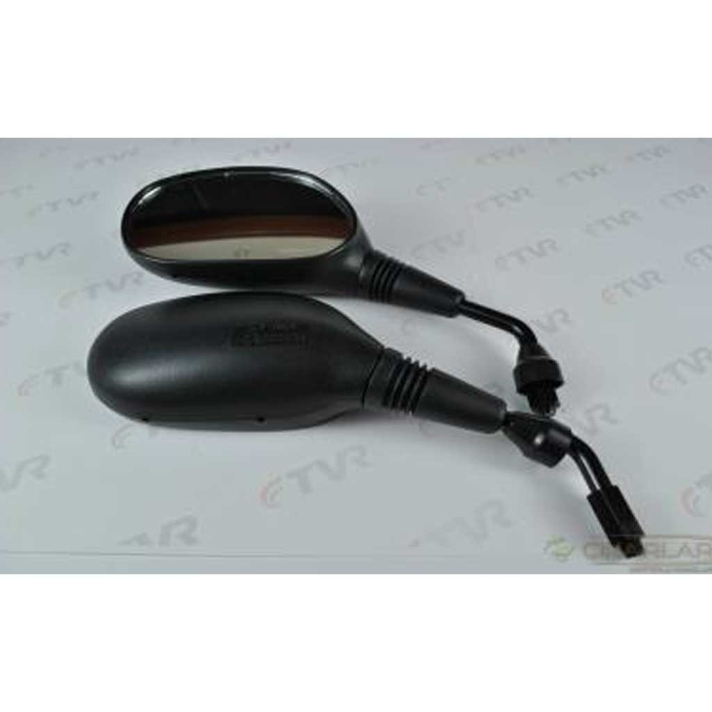 SCOOTER AYNA SİYAH 8 MM TAKIM