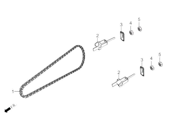 HERO X PULSE 200 4V (XP E5) ZINCIR DISLI SET