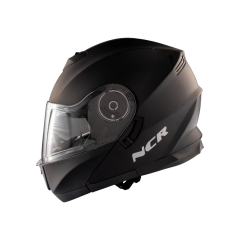 MOTOSİKLET KASK ÇENE AÇILIR VİSÖRLÜ ECE BELGELİ - DÜZ MAT SİYAH