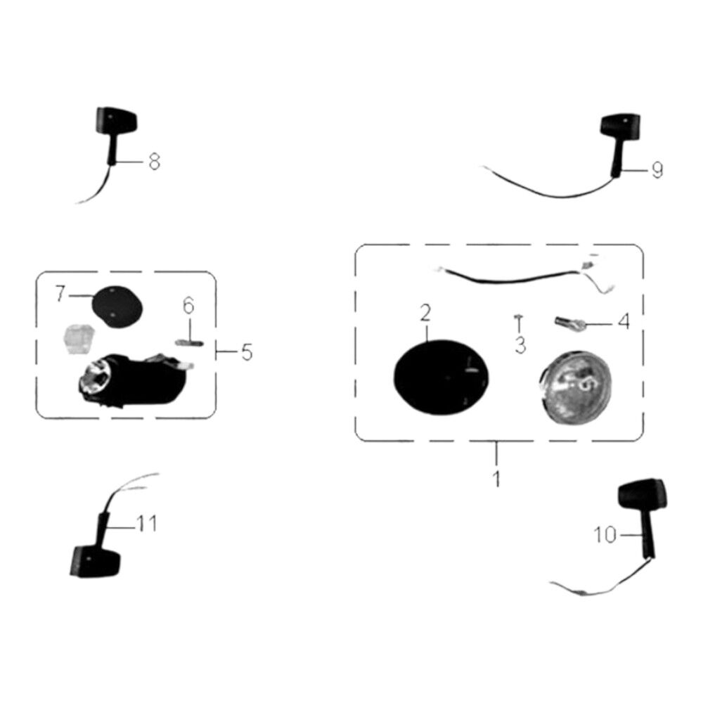 MONDIAL E-MON MOCHA SOL ARKA SINYAL KOMPLE