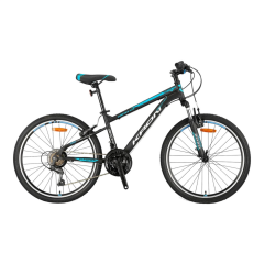 KRON VORTEX 4.0 - 24'' MTB - 1.4' - 21 Vites - V.B. - Mat Siyah-Gri/Mavi