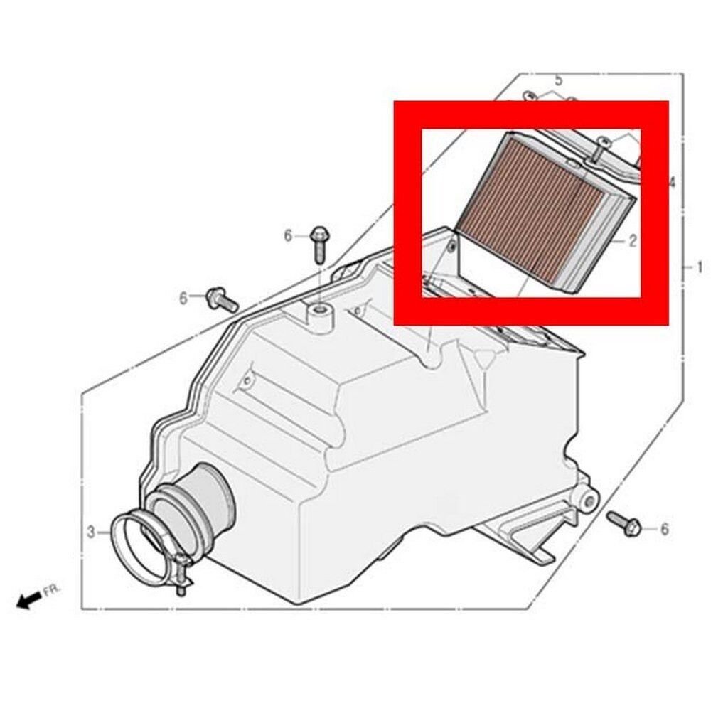 DAELIM VJF250 ROADWIN IC HAVA FILITRESI
