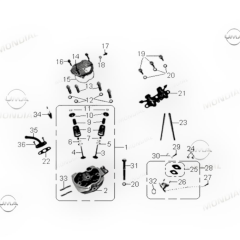 MONDIAL MASTI-75 SILINDIR KAPAGI KOMPLE #Y4MON1011A0009