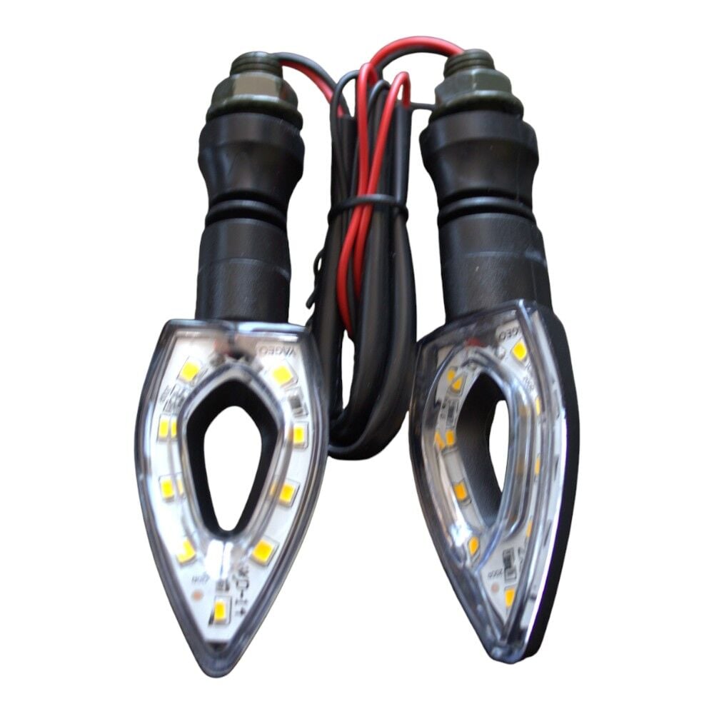 SİNYAL LED DELİKLİ SİYAH SARI IŞIK