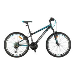 KRON VORTEX 4.0 - 26'' MTB - 14' - 21 Vites - V.B. - Mat Siyah-Gri/Mavi