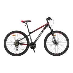 KRON VORTEX 4.0 - 27.5'' MTB - 15' - 21 Vites - M.DISC - Mat Siyah-Gri/Kırmızı #KRN25-011