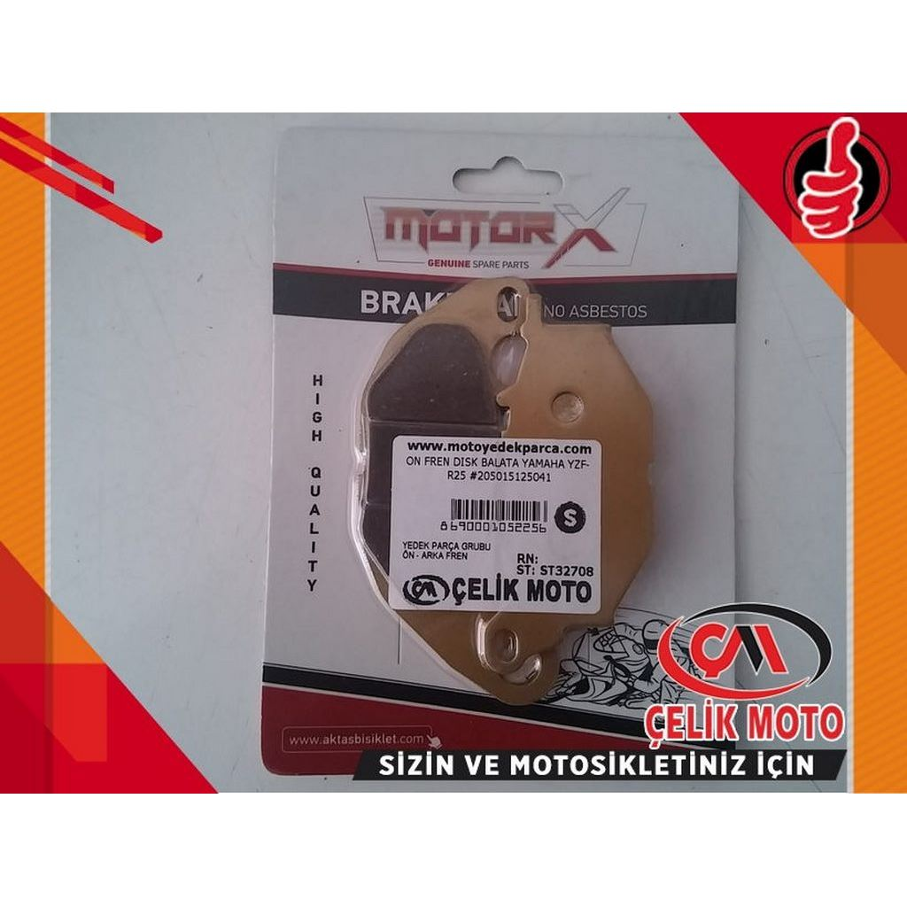 YAMAHA YZF- R25  ON FREN DISK BALATASI