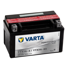 VARTA YTX7A-BS 12V 6Ah MOTOSİKLET AKÜSÜ #506015005