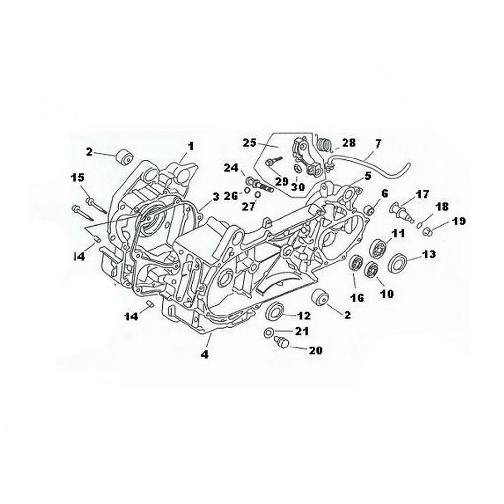 ASYA SCOOTER MOTOR GOVDESI SOL