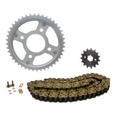 O RİNGLİ ZİNCİR DİŞLİ SET [GOLD] [15T/44T] [428H x 128L] HONDA CBR 125R - SFR #54988