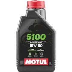 MOTUL 5100 15W50 4T MOTOSİKLET MOTOR YAĞI 1LT #PSW-104080