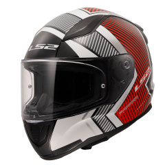 LS2 RAPID 2 EXTRA BEYAZ-KIRMIZI KASK [XL]