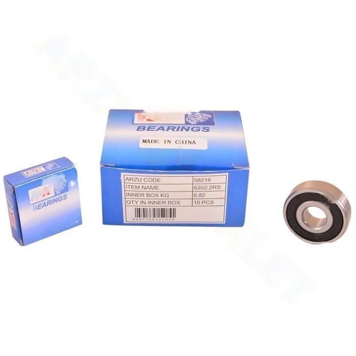 RULMAN [PLASTİK KAPAKLI] 6302 #58216