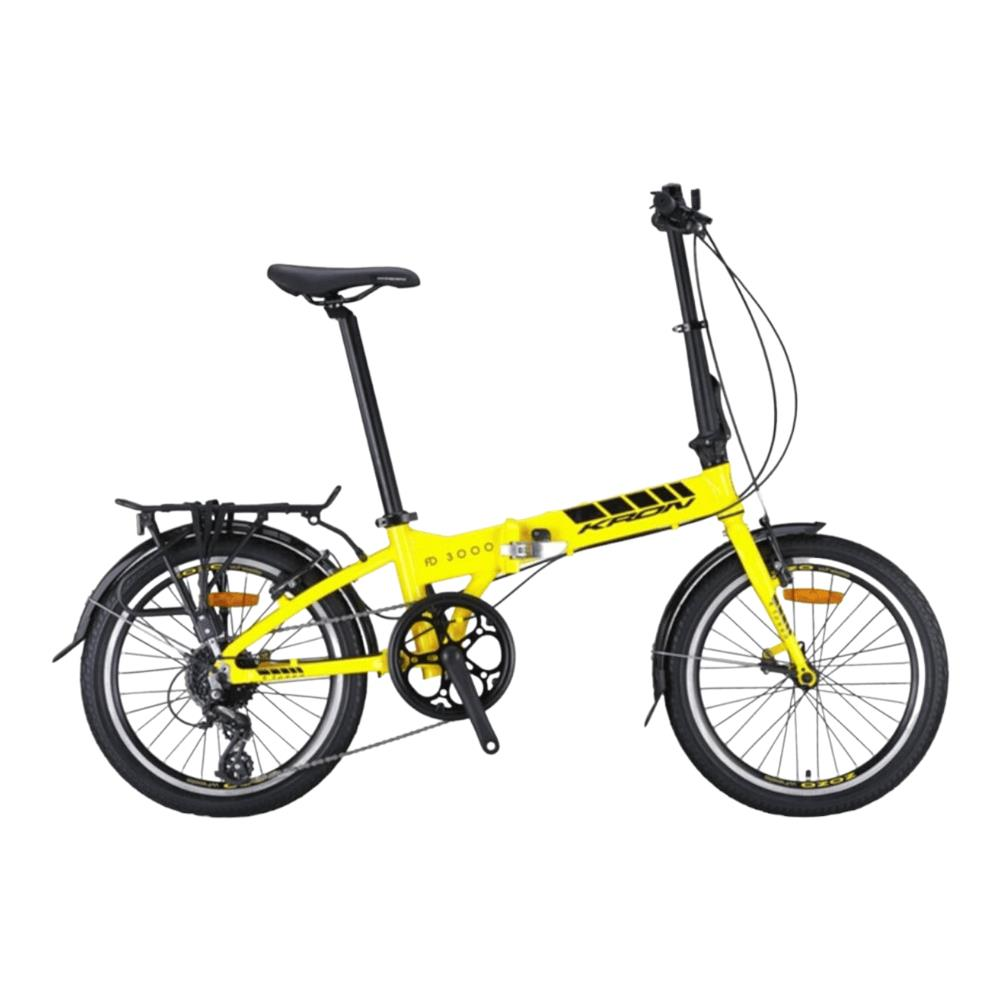 FD 3000 - 20'' MTB - 8 Vites - V.B. - Sarı-Siyah (ALM Bagaj/PVC Çamurluk) #KRN21-598