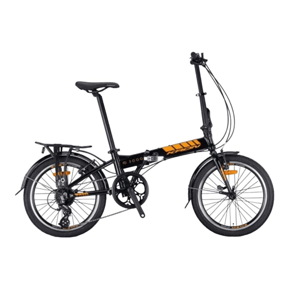 FD 3000 - 20'' MTB - 8 Vites - V.B. - Siyah-Turuncu (ALM Bagaj/PVC Çamurluk)