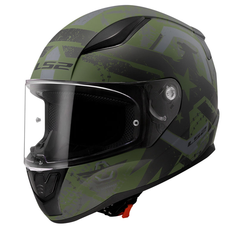 LS2 RAPID 2 THUNDER BIRDS MAT YEŞİL-SİYAH-GRİ KASK [S]