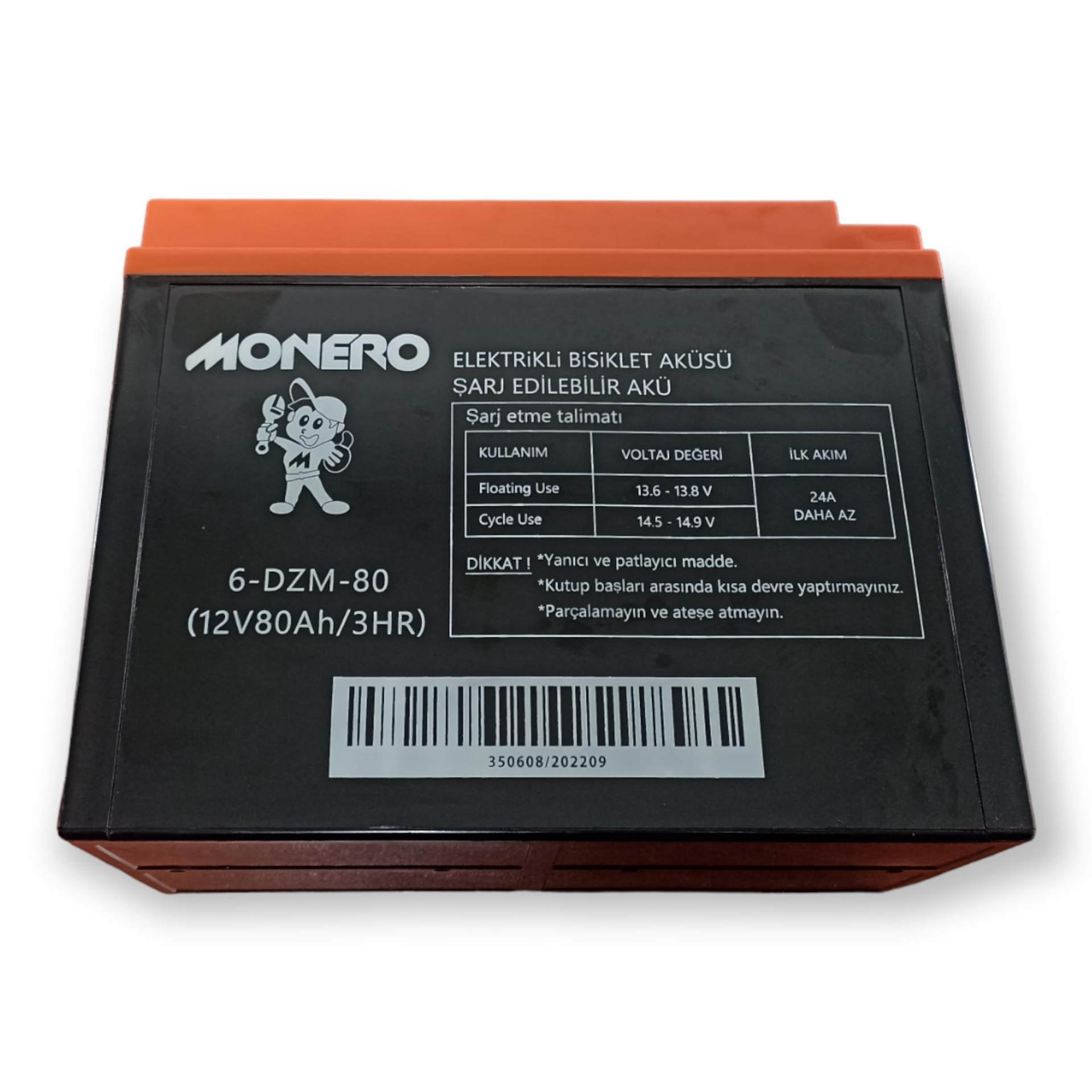 12V-45 AMPER [DAR] [223*121*174 mm] E-BIKE AKÜ - MONERO #60201