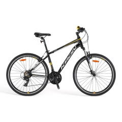 KRON TX 100 - 28'' Trekking - 18 21 Vites V.B — Siyah-Sarı/Haki #KRN22-175