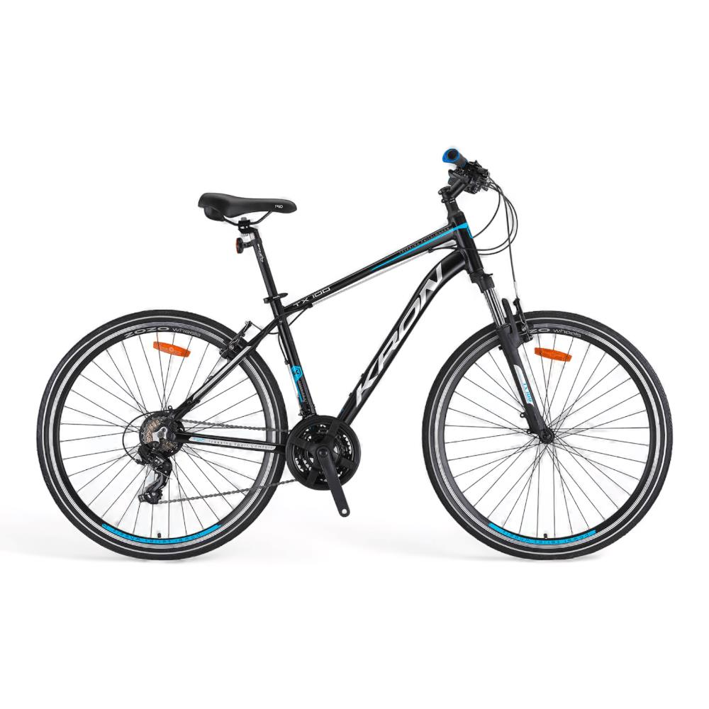 KRON TX 100 - 28'' Trekking - 20 21 Vites H.DISC — Mavi-Turuncu/Siyah #KRN22-205