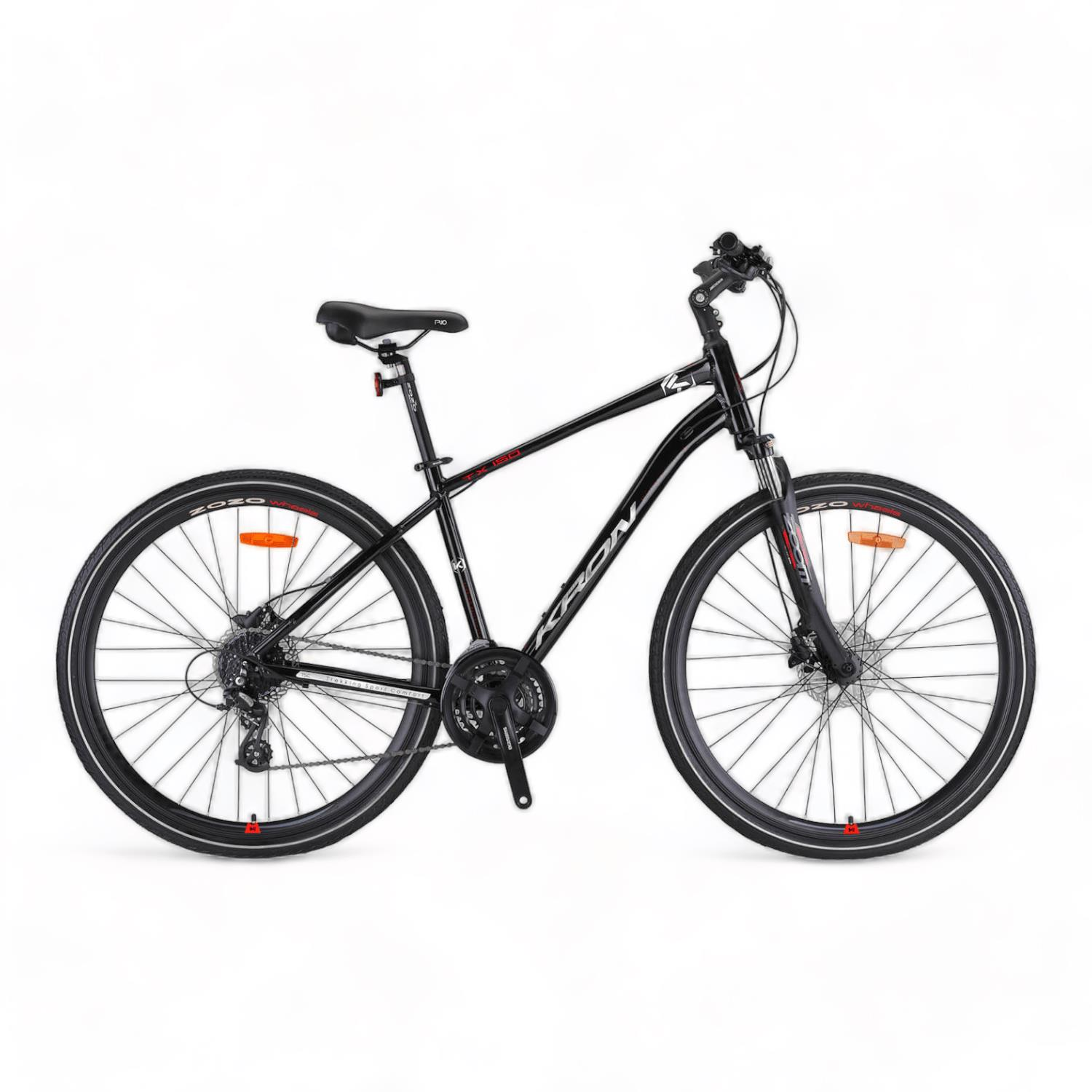 KRON TX 150 - 28'' Trekking - 18' - 24 Vites - H.DISC - Siyah-Gri/Kırmızı #KRN23-322