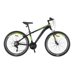 KRON XC 75 - 26'' MTB - 15' - 21 Vites - H.DISC - Mat Siyah-Neon Sarı/Füme #KRN23-127
