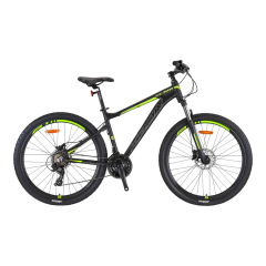 KRON XC 100 - 27.5'' MTB Lady - 19' - 21 Vites - H.DISC - Mat Siyah-Gri/Neon Sarı #KRN23-209
