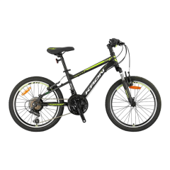 KRON VORTEX 4.0 - 20'' MTB - 13' - 21 Vites - V.B. - Mat Siyah-Gri/Neon Sarı